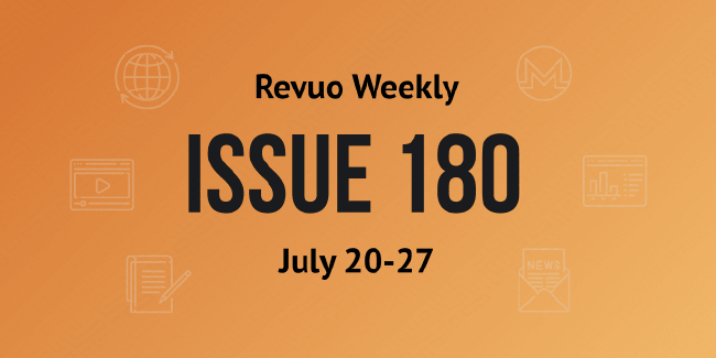 Revuo Monero Weekly # cover